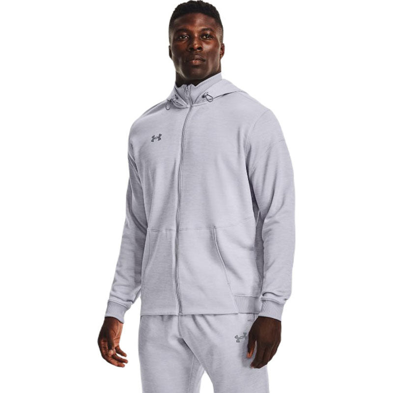 Under Armour Men's 48-Hour Mod Grey Fleece Storm Full Zip - The Ultimate Warmth!