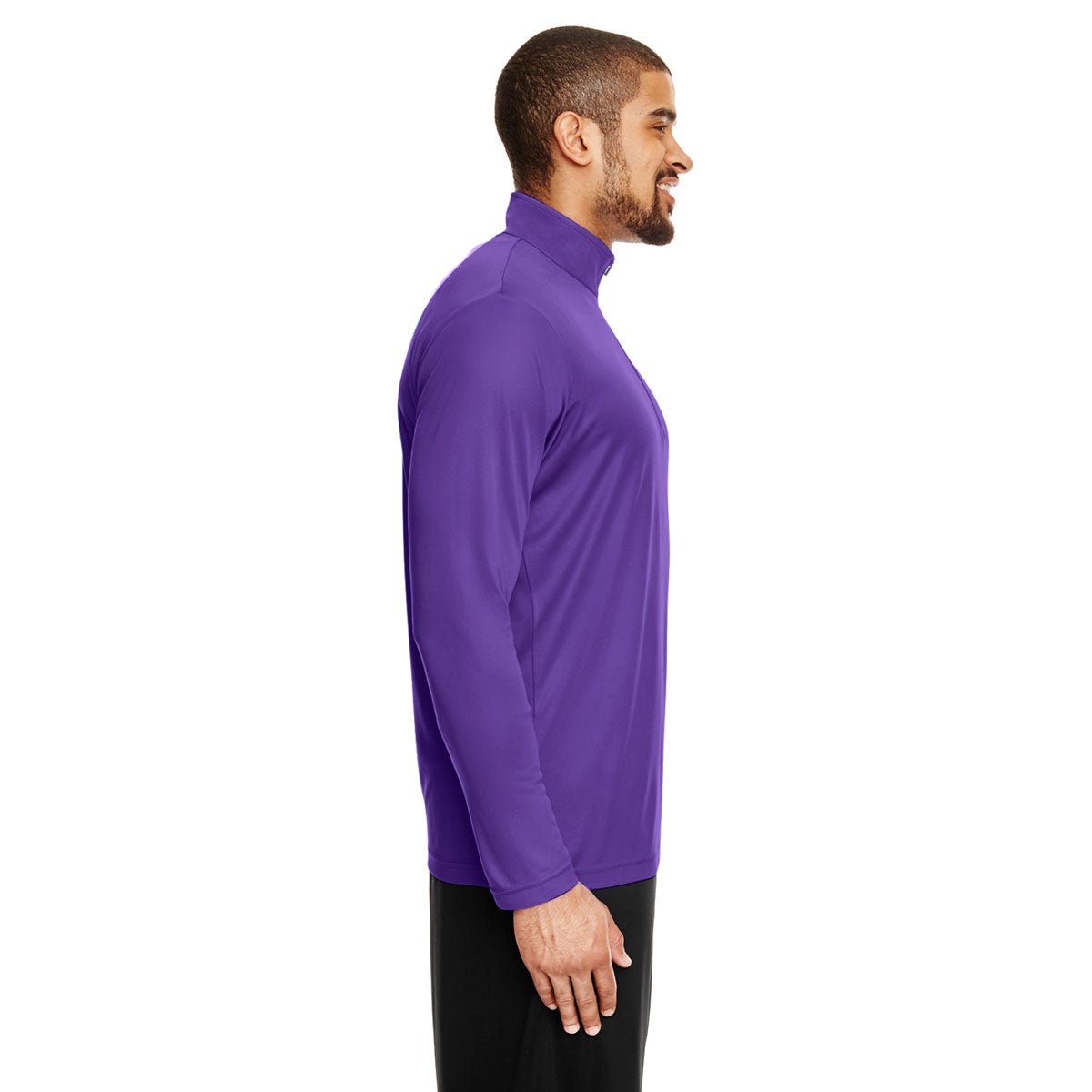 Team 365 Men's Purple Zone Performance Quarter-Zip: A Must-Have Sports Top!