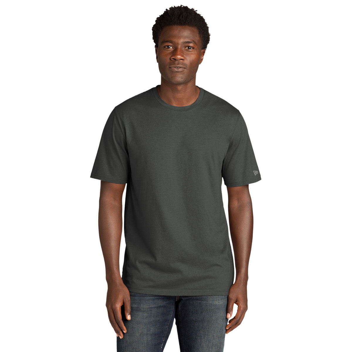 New Era Men's Stunning Graphite Tri-Blend Tee - A Must-Have!