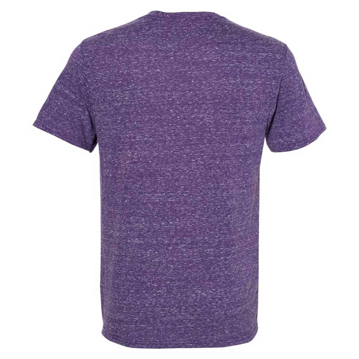 Jerzees Men's Stunning Purple Snow Heather Jersey Crew T-Shirt