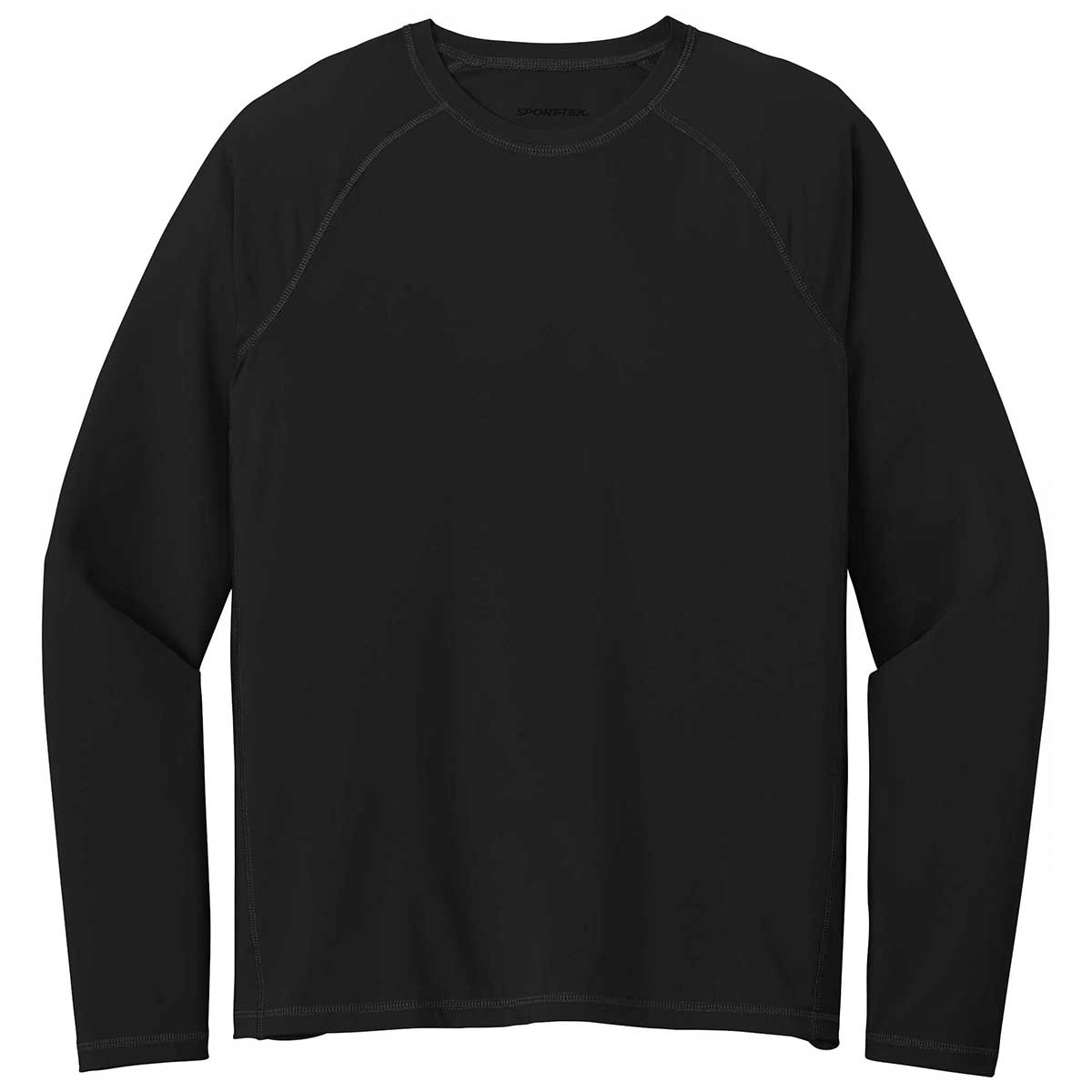 Sport-Tek Men's High-Performance Black Long Sleeve Rashguard Tee