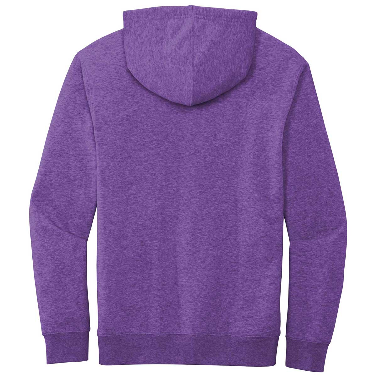 District Men's Stunning Heathered Purple V.I.T. Fleece Hoodie - A Must-Have!
