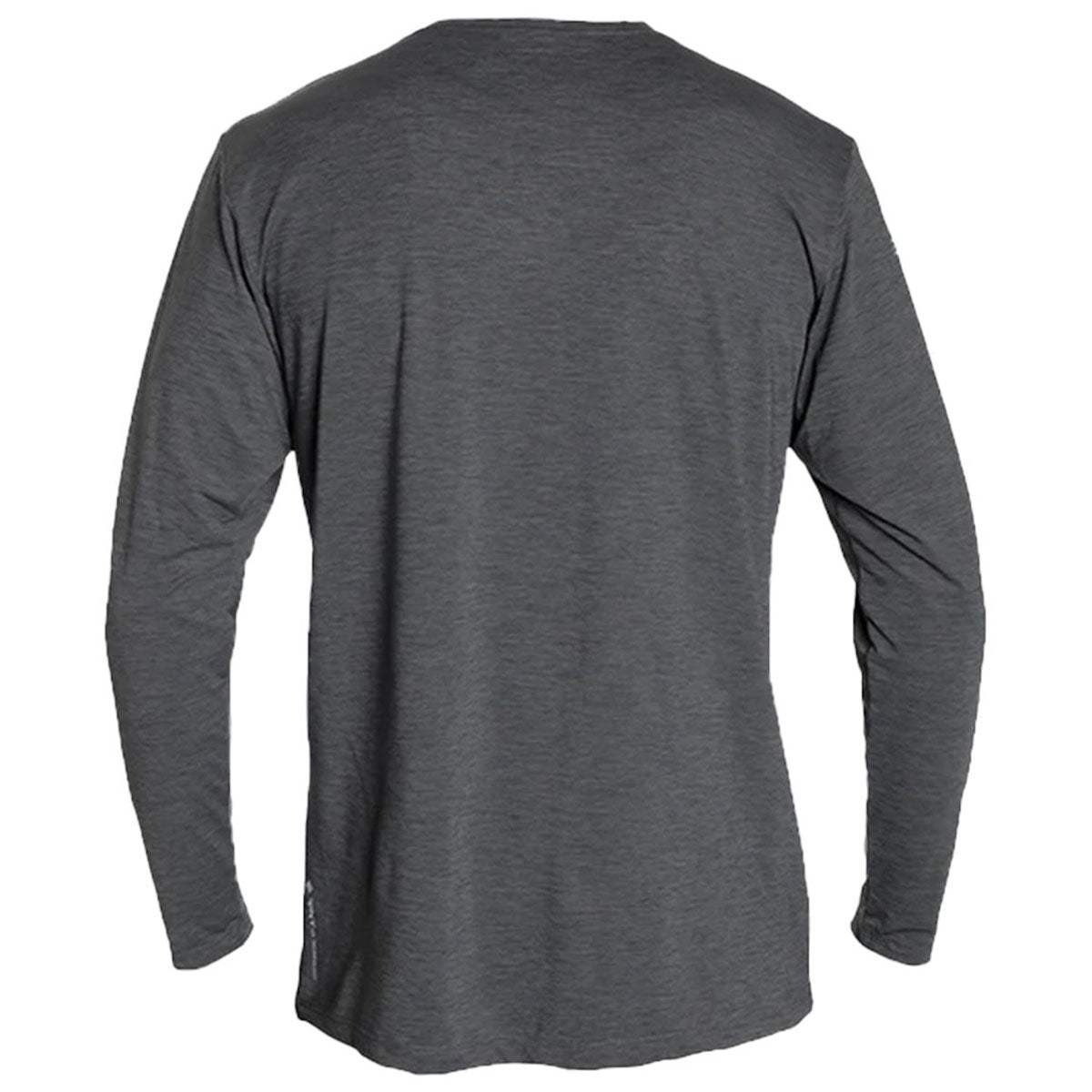 ANETIK Men's Charcoal Heathered Low Pro Tech Long Sleeve T-Shirt - Ideal for Special Events