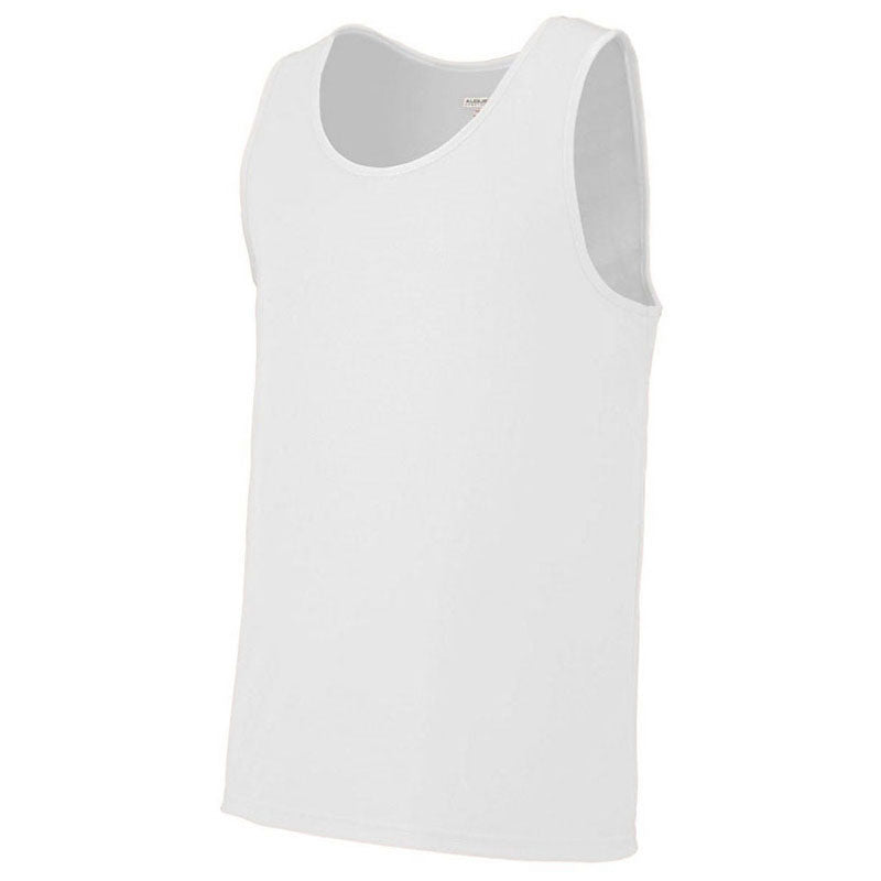 Augusta Sportswear Men's Stylish White Training Tank - A Must-Have!