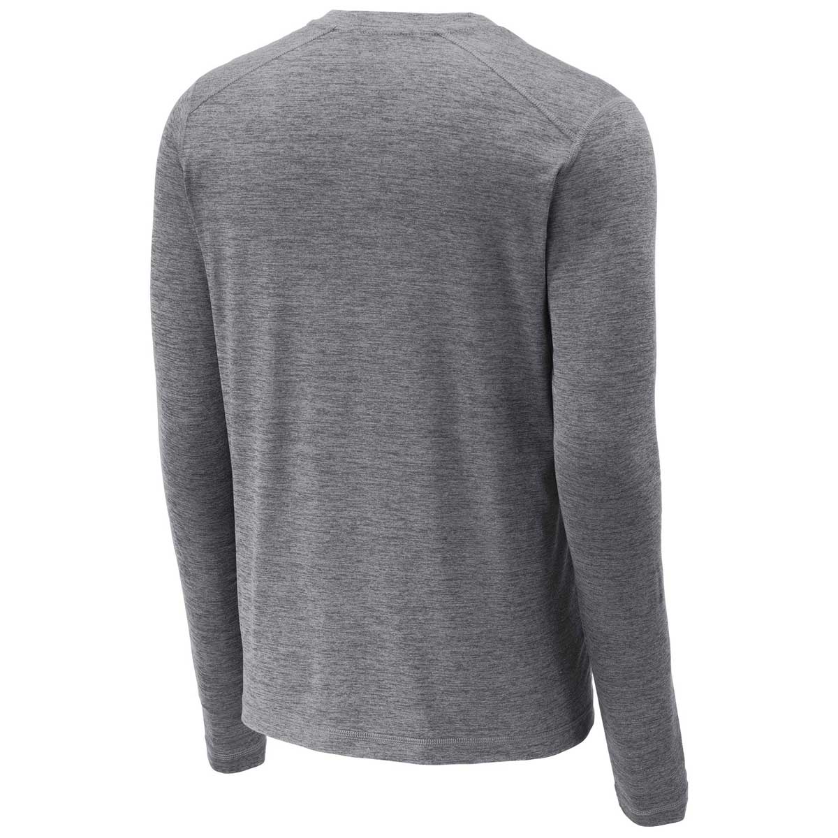 Sport-Tek Men's Grey Heather Exchange 1.5 Long Sleeve Crew - The Ultimate Casual Wear