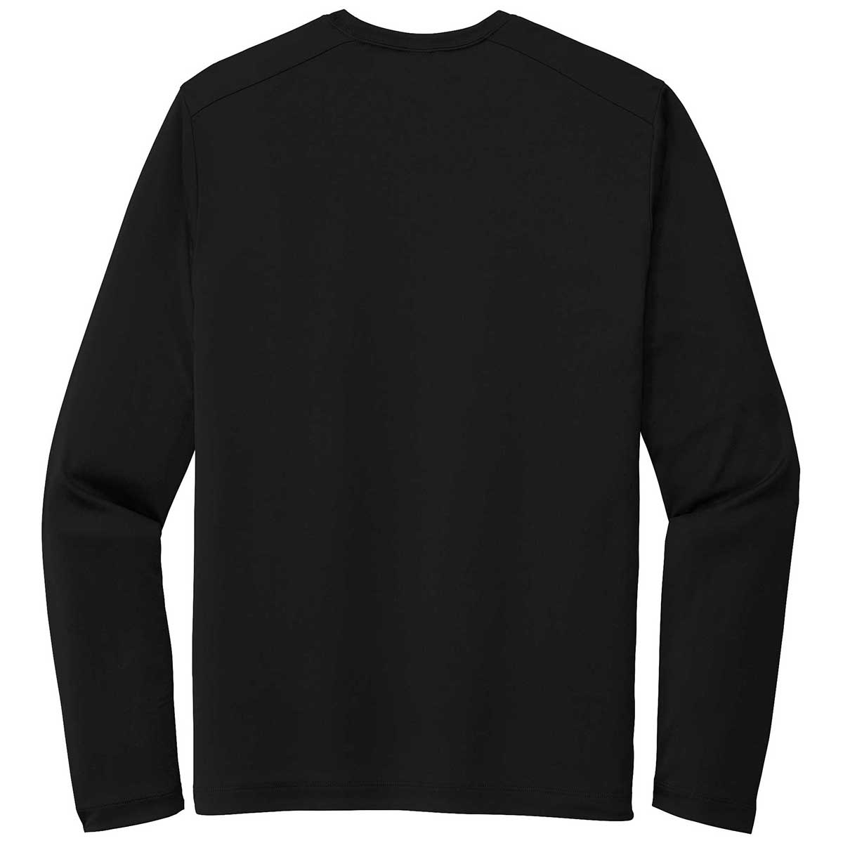 Sport-Tek Men's Black Posi-UV Pro Long Sleeve Tee - The Ultimate Weather-Ready Shirt