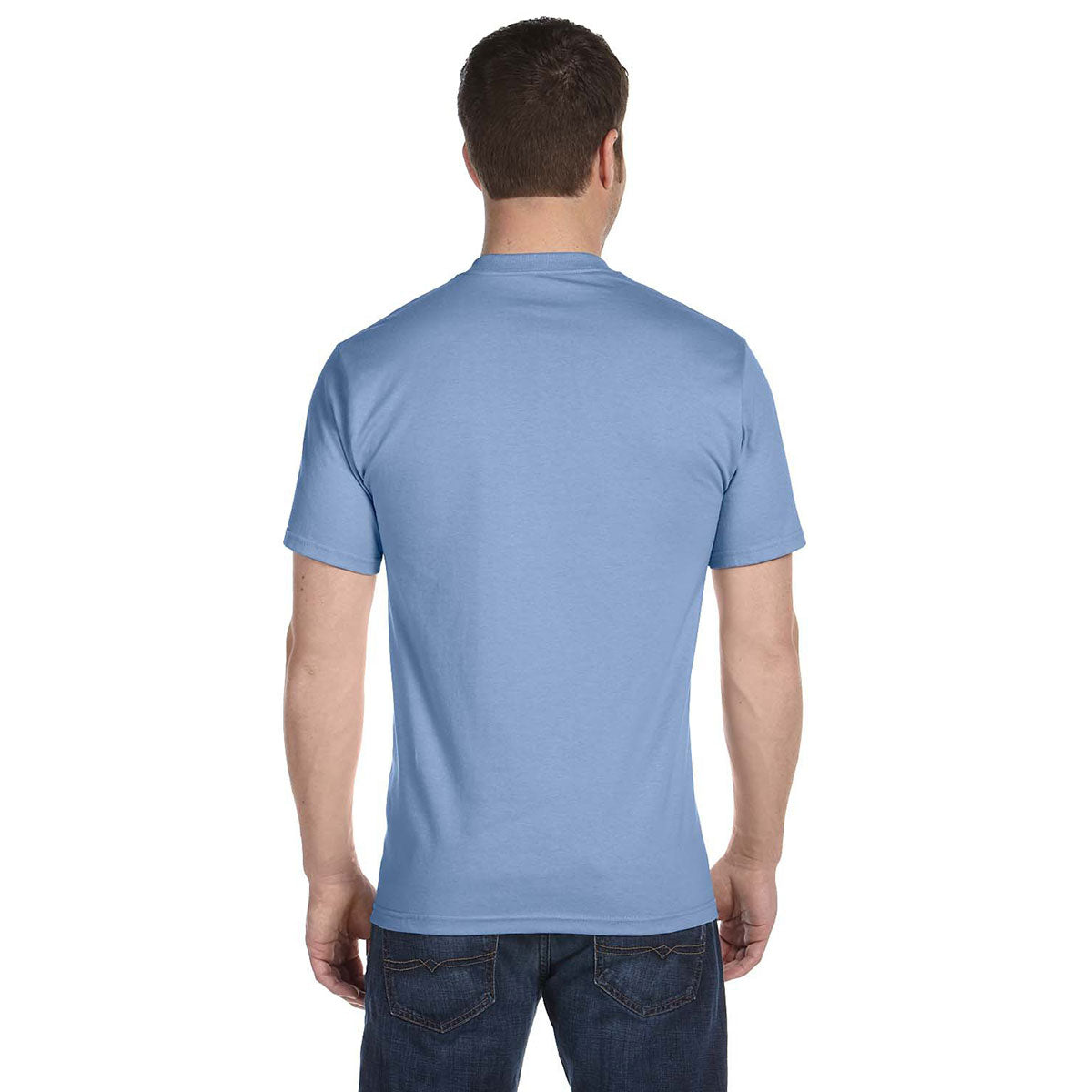 Hanes Men's Stunning Light Blue 6.1 oz. Beefy-T