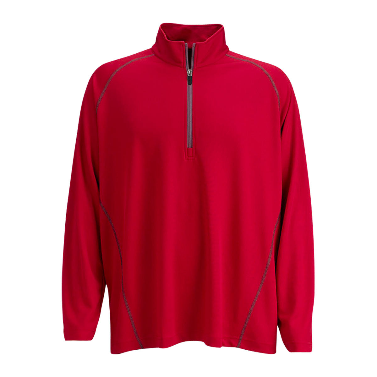 Vantage Men's Red Sport Performance Pullover - Unleash Your Power