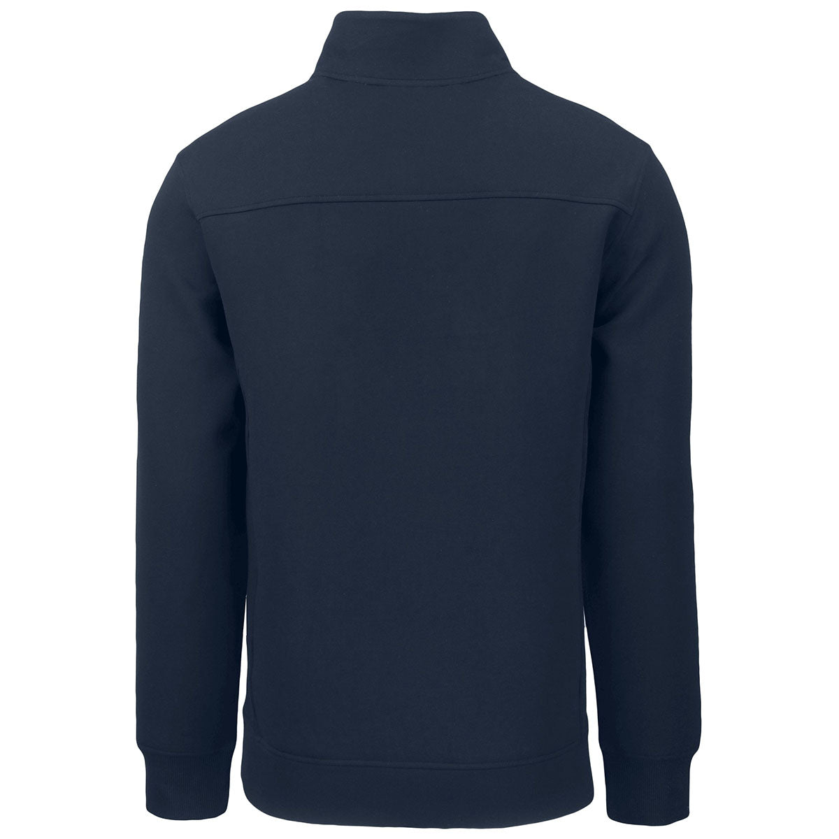 Cutter & Buck Men's Navy Blue Roam Eco Recycled Quarter Zip Pullover - A Must-Have for Work and Play