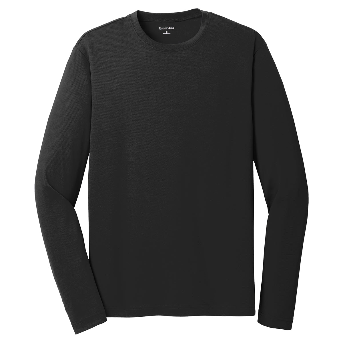 Sport-Tek Men's Black PosiCharge RacerMesh Long Sleeve T-Shirt: The Ultimate Corporate Apparel!