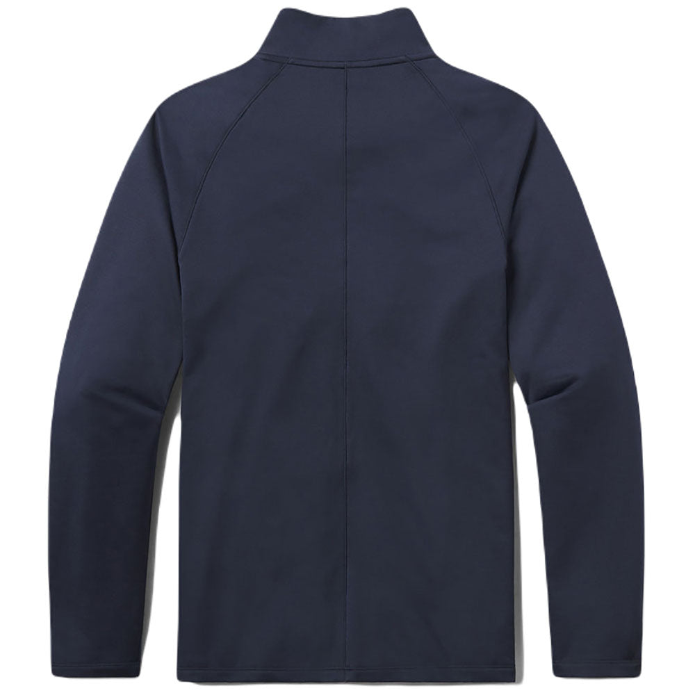 UNRL Men's Navy Interlock Quarter Zip - Custom Logo Upgrade