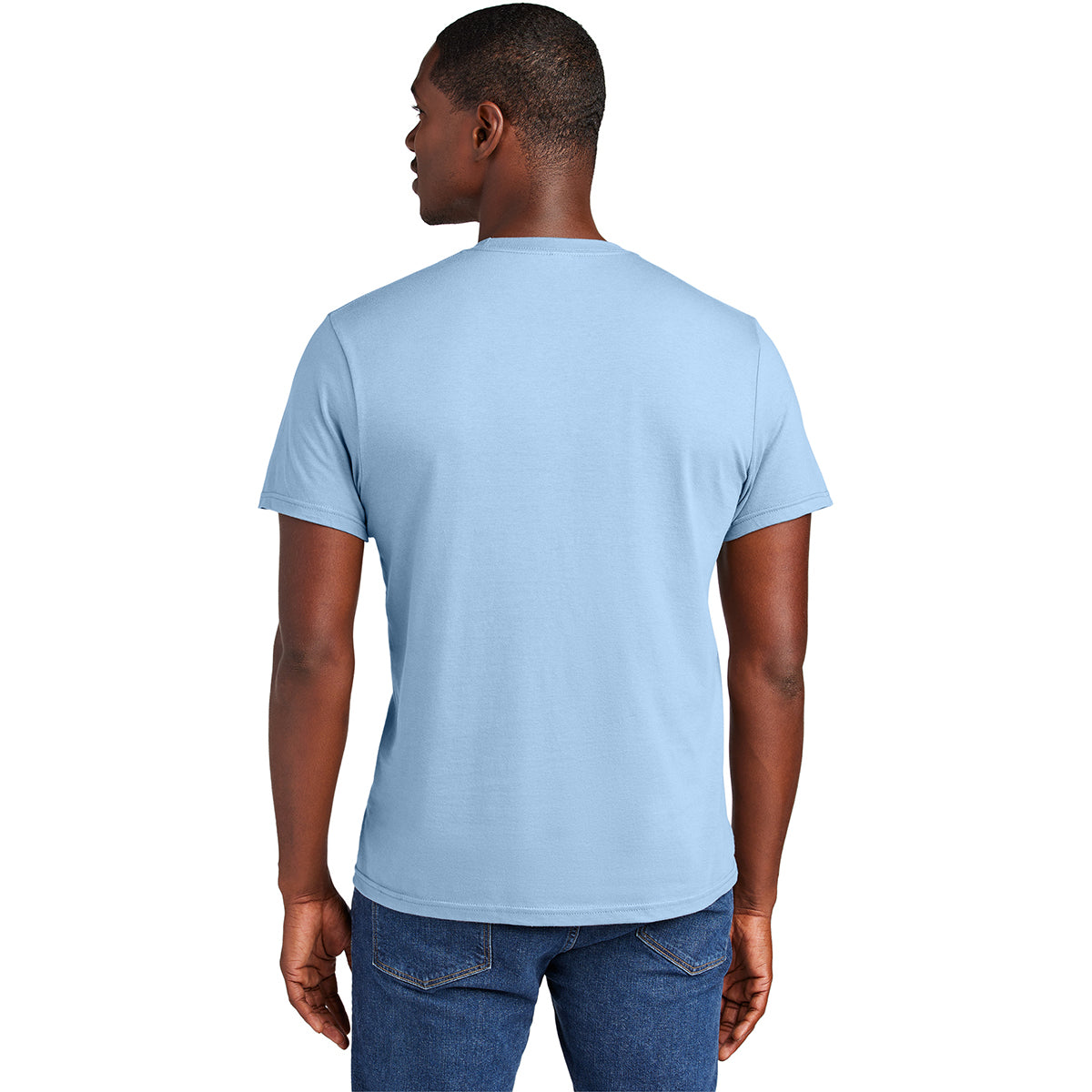 District Men's Stunning Ice Blue Essential Tee