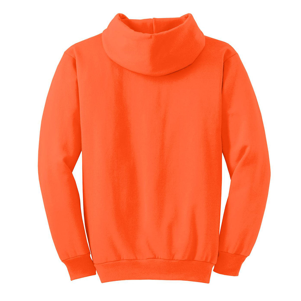 Port & Company Men's Tall Safety Orange Essential Fleece Pullover Hoodie - Ideal for Relaxation & Adventures