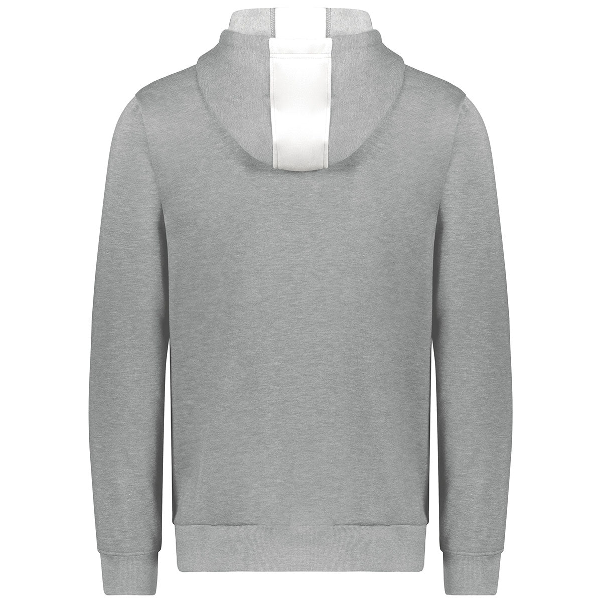 Augusta Sportswear Men's Three - Season White/Grey Heather Fleece Pullover Hoodie: Show Your Team Spirit!