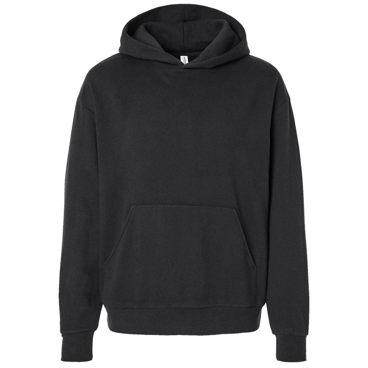 Independent Trading Co. Men's Black Avenue Stylish Pullover Hooded Sweatshirt