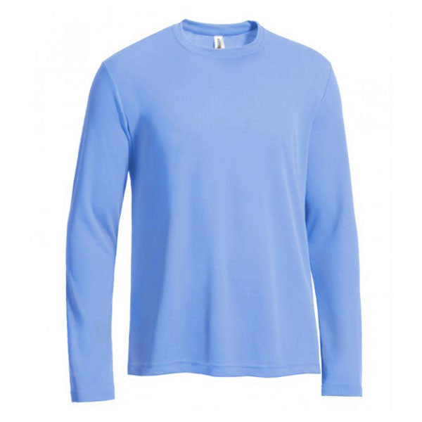 Expert Men's Carolina Blue Long Sleeve Performance Tec Tee