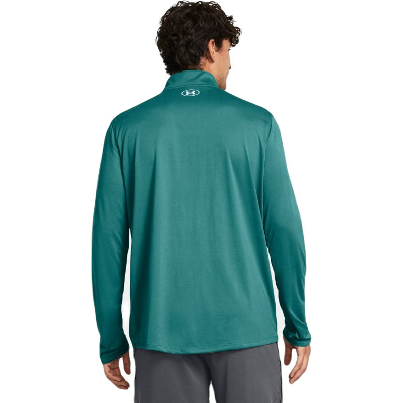 Under Armour Men's Coastal Teal/White Team Tech 1/4 Zip: A Stylish Fitness Essential