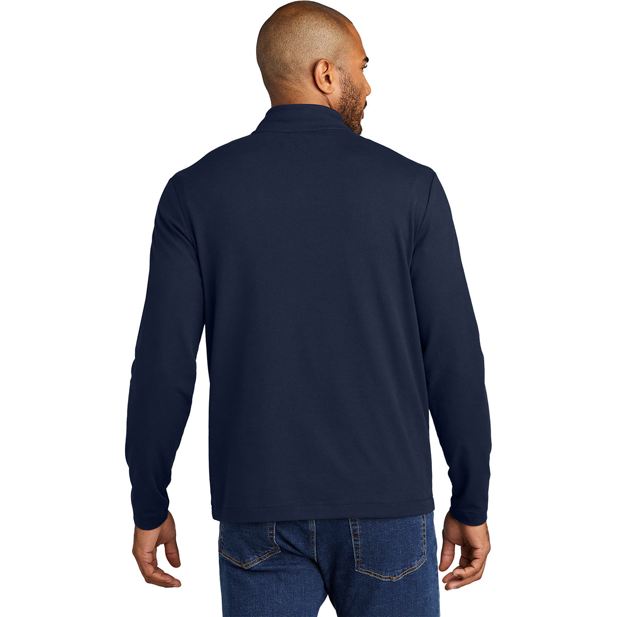 Port Authority Men's River Blue Navy Fairway Stretch Quarter Zip: A Stylish Must-Have!