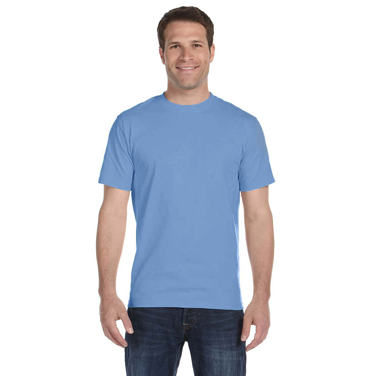 Gildan Unisex Carolina Blue 5.5 oz. 50/50 T-Shirt: A Must-Have for Professionals