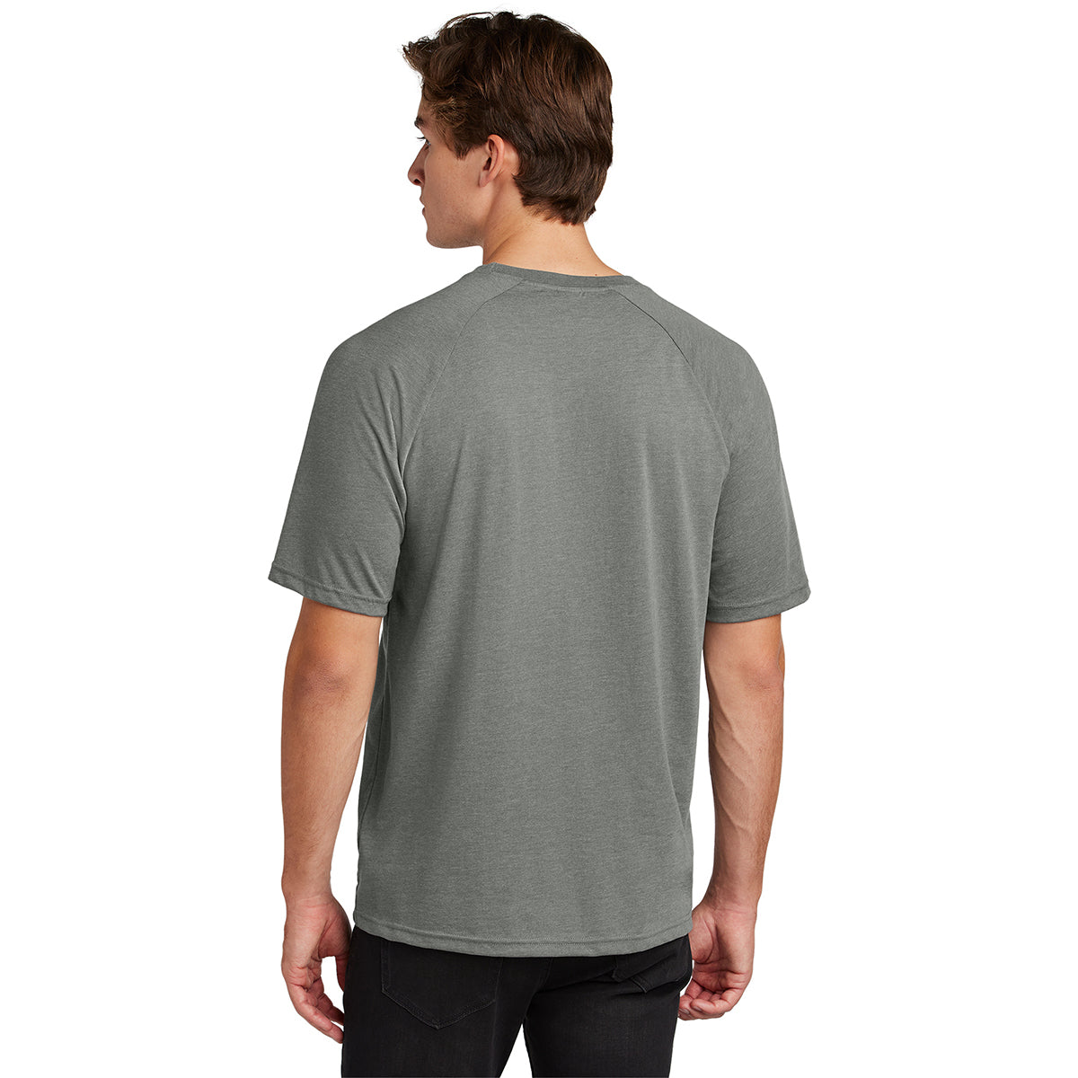 Sport-Tek Men's Vintage Heather Halftime Raglan Tee: A Must-Have!