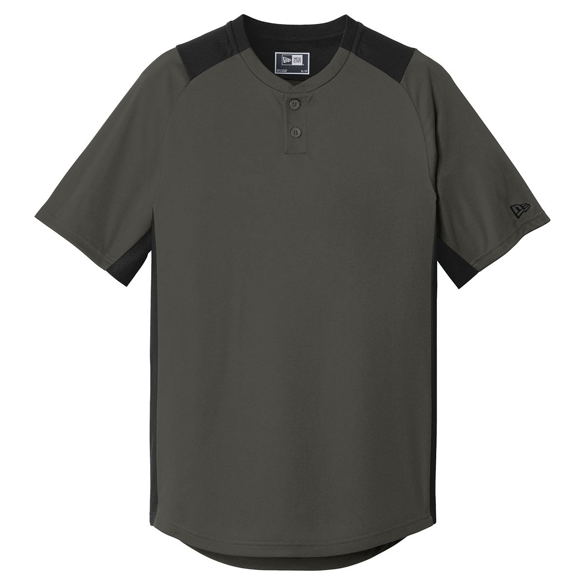 New Era Men's Stunning Graphite/Black Diamond Era 2-Button Jersey