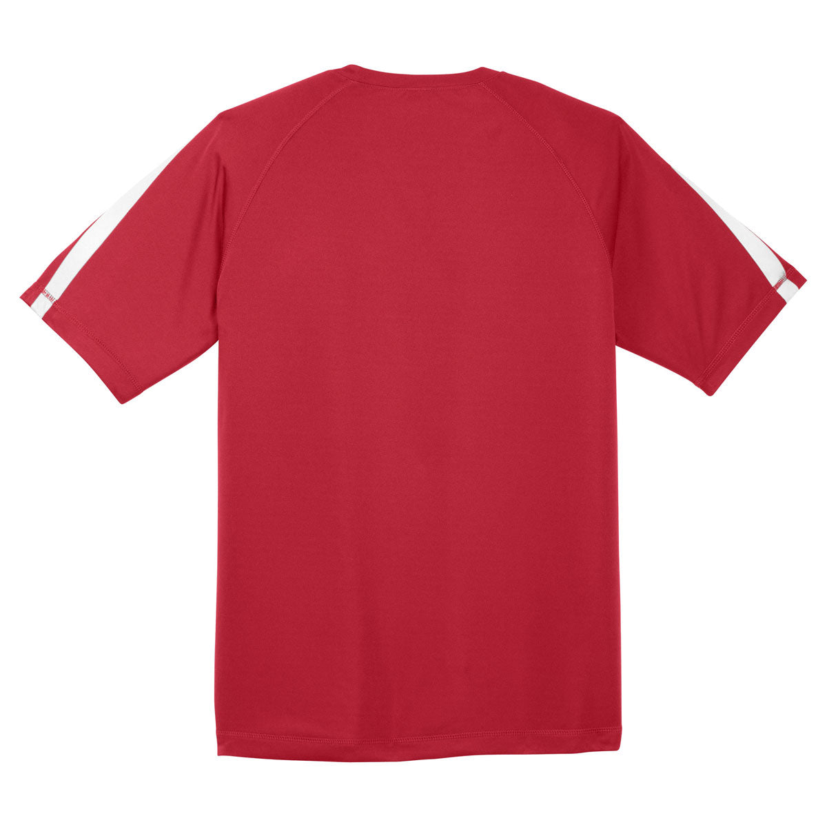 Sport-Tek Men's Stunning True Red/White Colorblock PosiCharge Competitor Tee