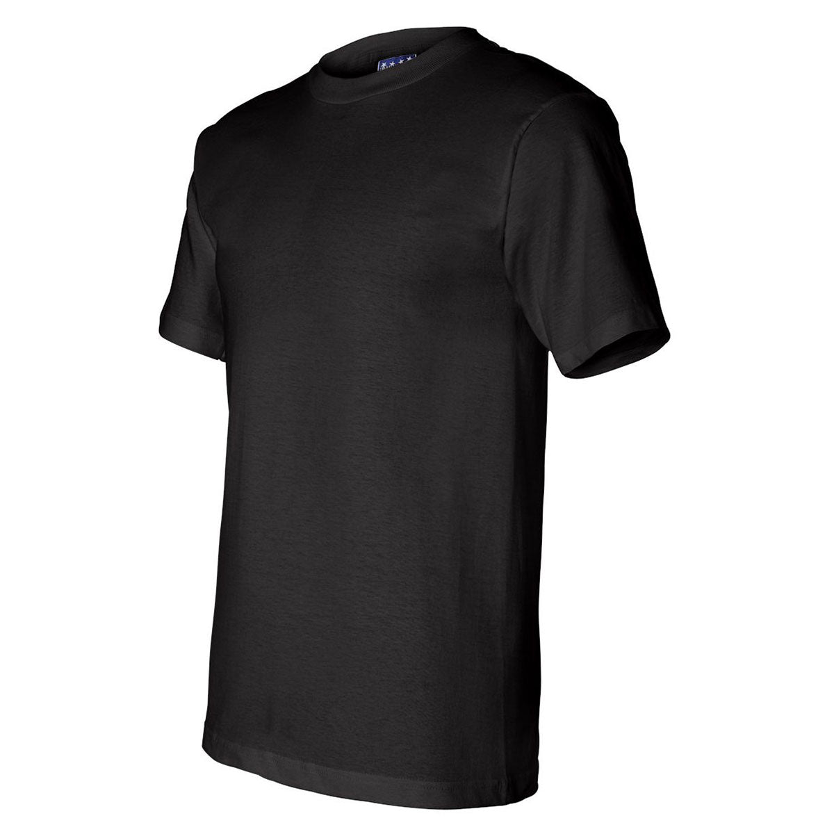 Bayside Men's Premium Black Union-Made Short Sleeve T-Shirt