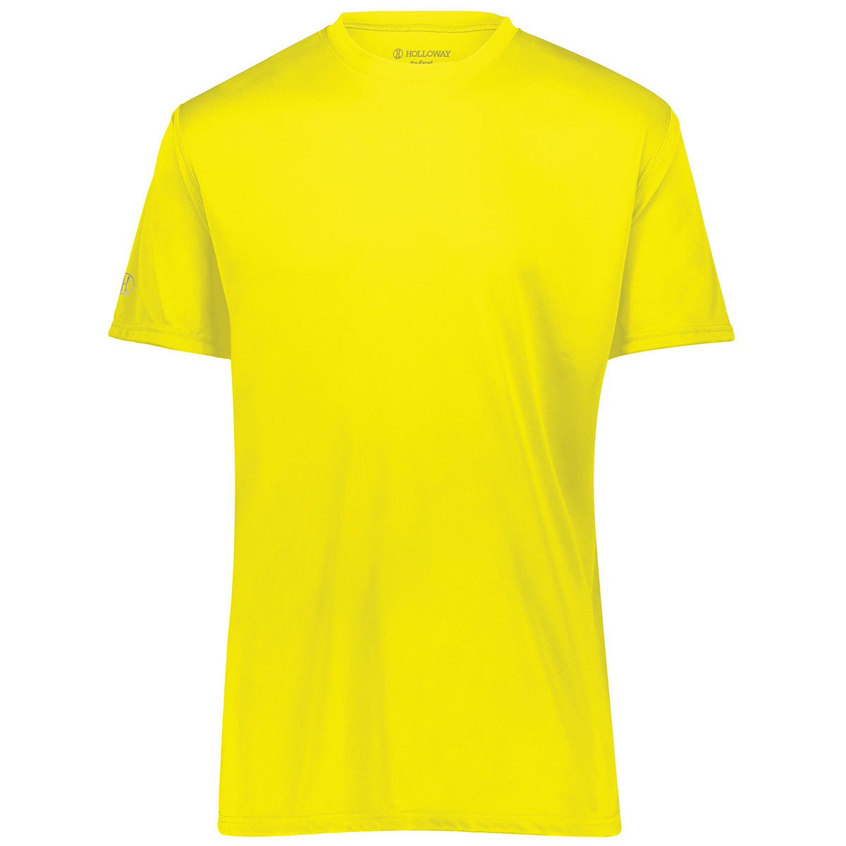 Holloway Men's Stunning Electric Yellow Momentum Tee - Grab Yours Now!