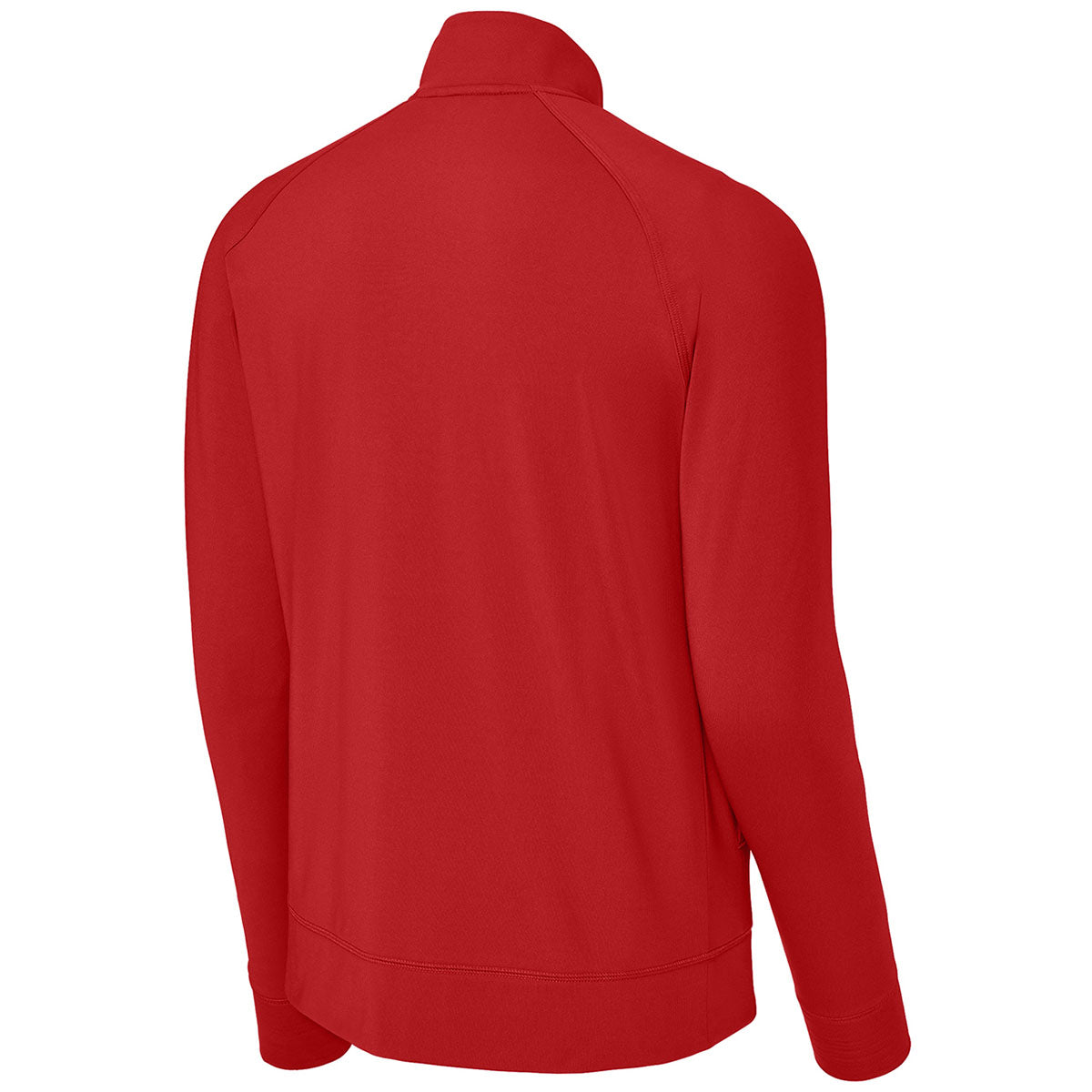 Sport-Tek Men's Stunning Deep Red Sport-Wick Stretch Full-Zip Cadet Jacket
