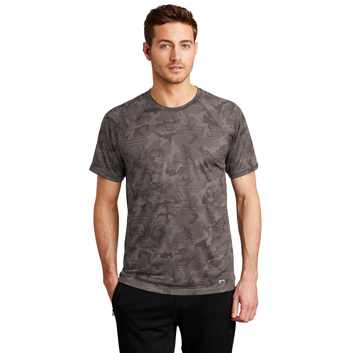 OGIO Men's Grey Camo Endurance Pulse Phantom Tee - Gear Up in Style!
