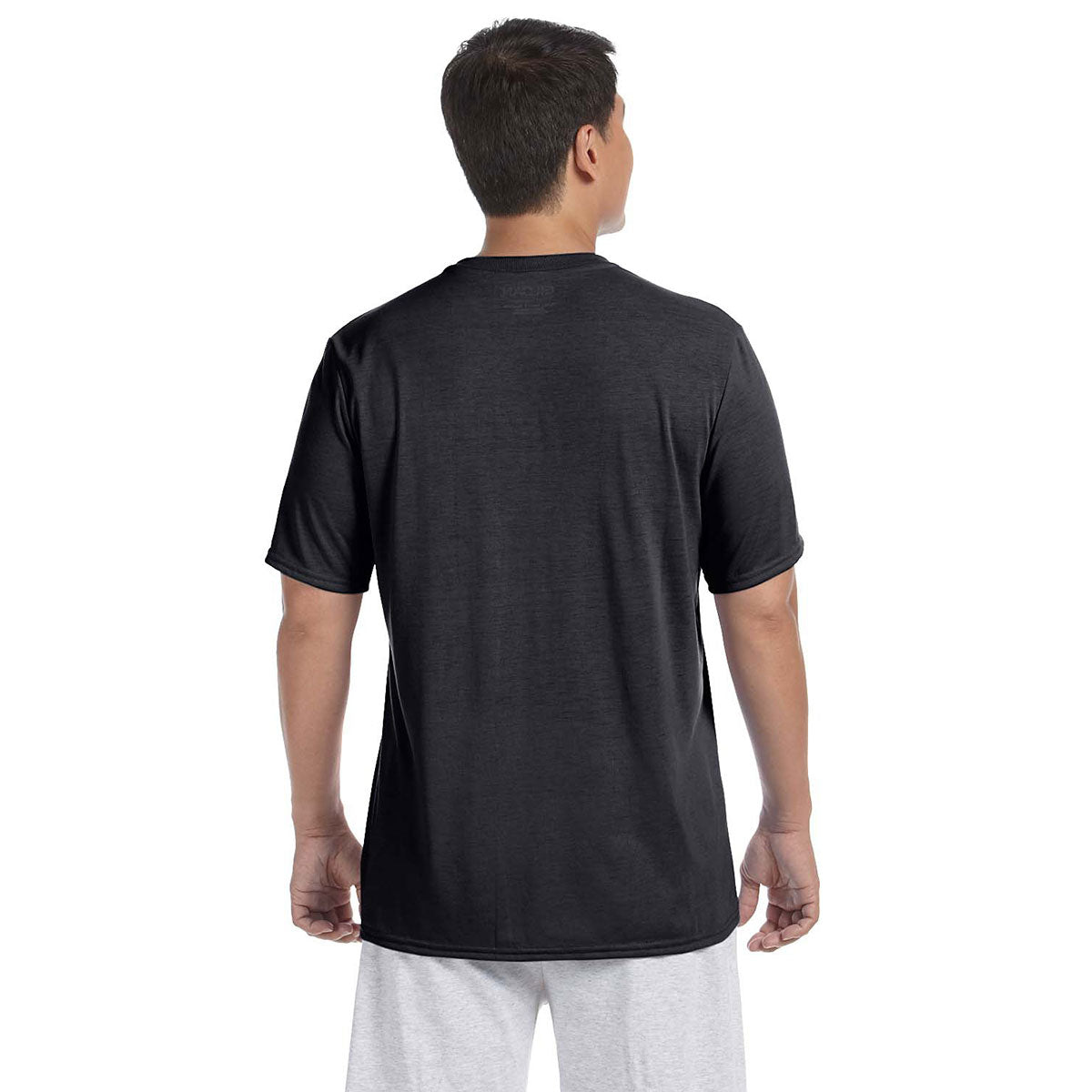 Gildan Men's High-Performance Black T-Shirt