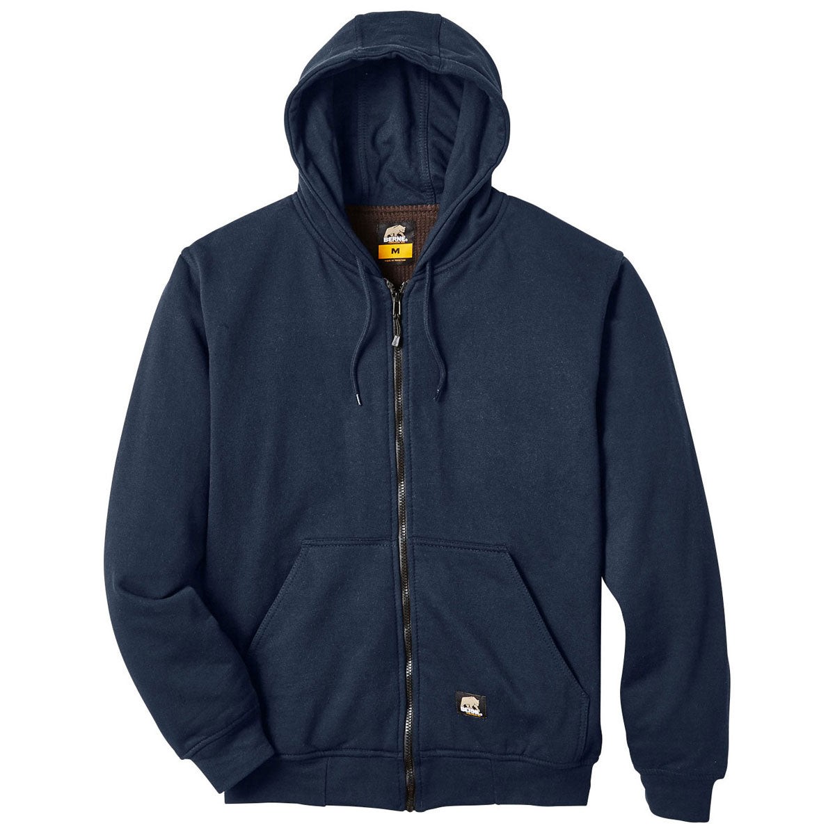 Berne Men's Navy Heritage Thermal-Lined Full-Zip Hooded Sweatshirt: A Must-Have for Every Man