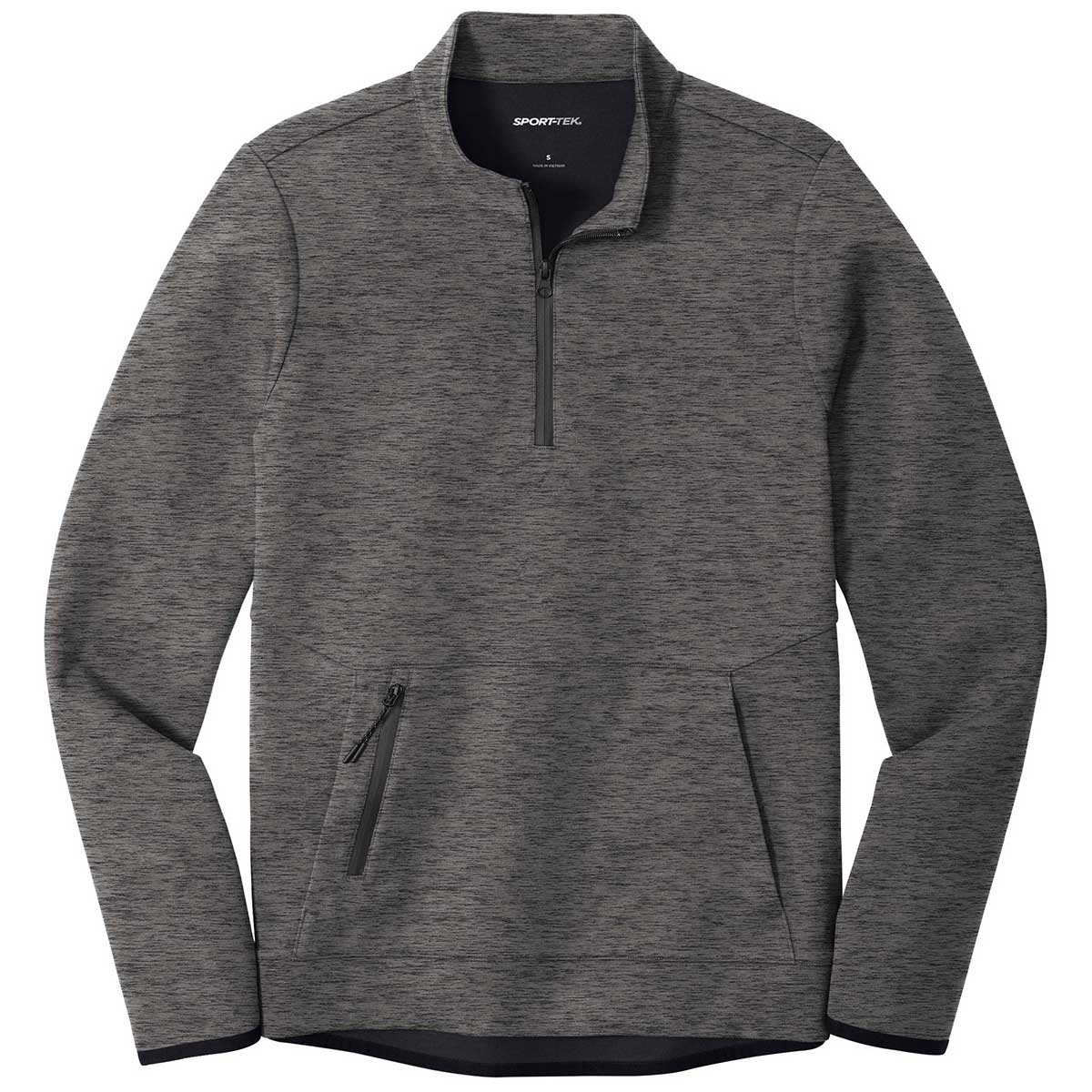 Sport-Tek Men's Dark Grey Heather Triumph: The Ultimate Quarter Zip Pullover