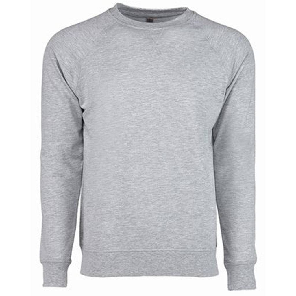 Next Level Unisex Heather Gray French Terry Raglan Crew - The Ultimate Comfort Shirt