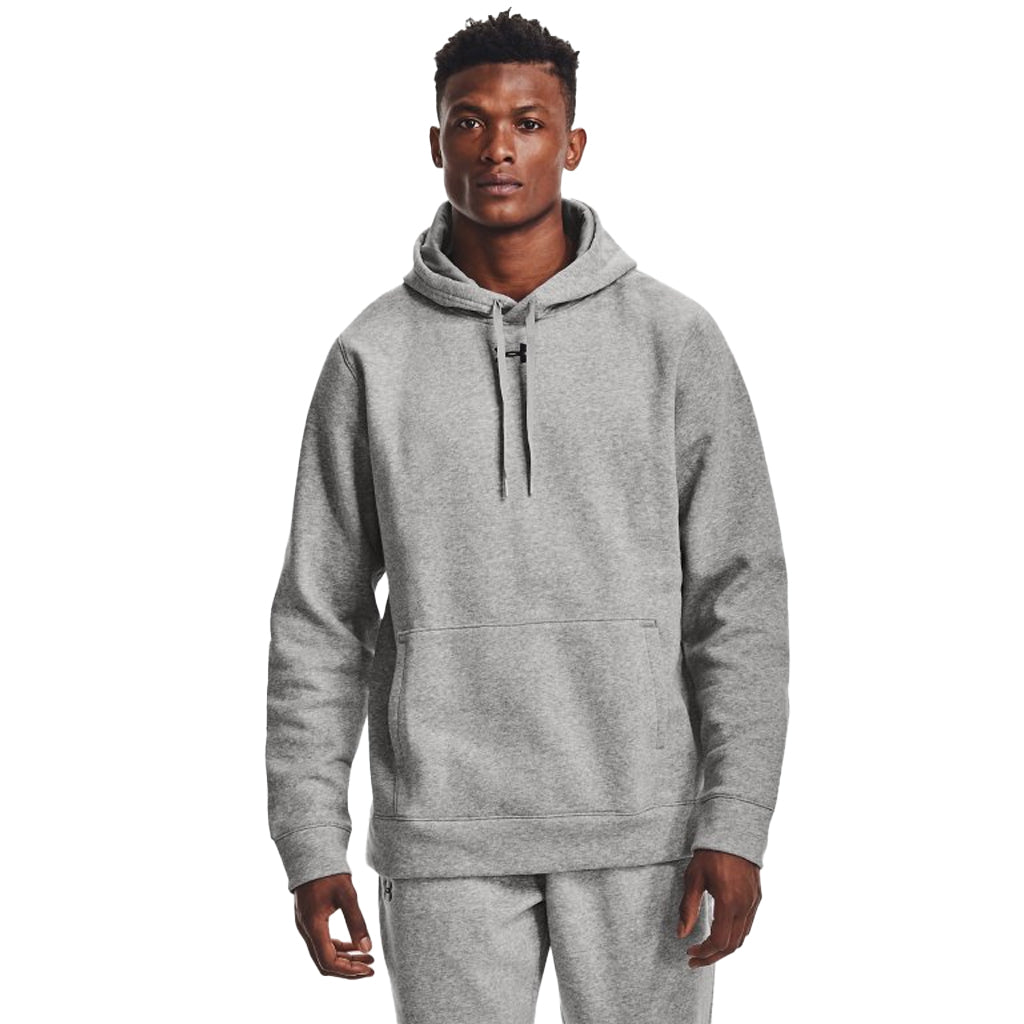 Under Armour Men's True Grey Hustle Fleece Hoodie - The Ultimate Comfort Gear