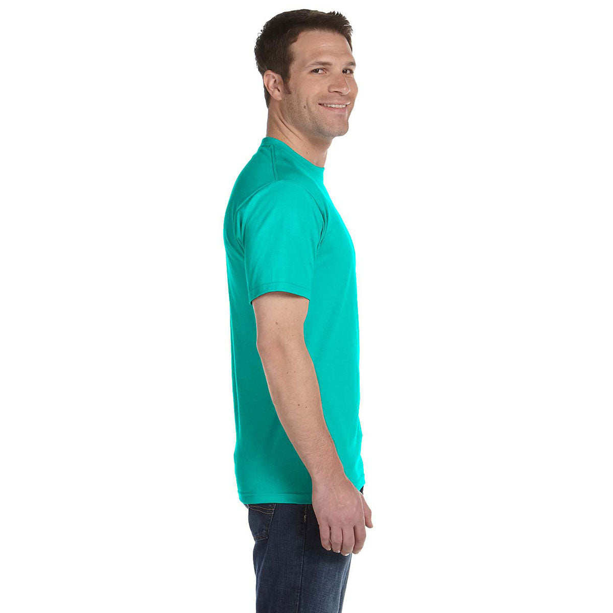 Gildan Unisex Jade Dome 5.5 oz. 50/50 Moisture-Wicking T-Shirt