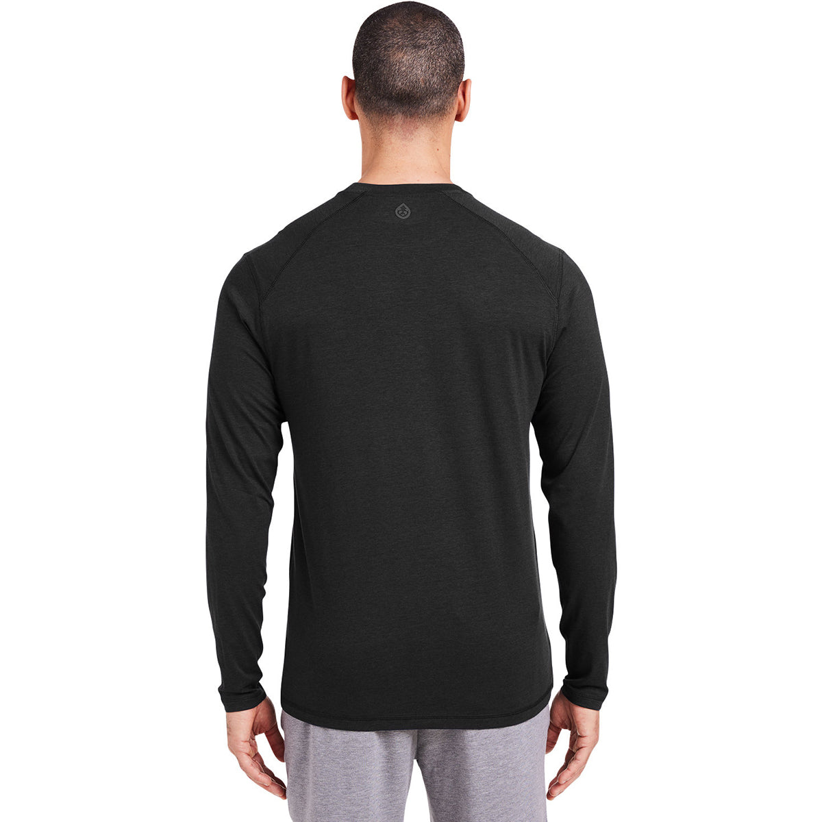 tasc Men's Black Carrollton Fitness Long-Sleeve T-Shirt: Active and Comfortable