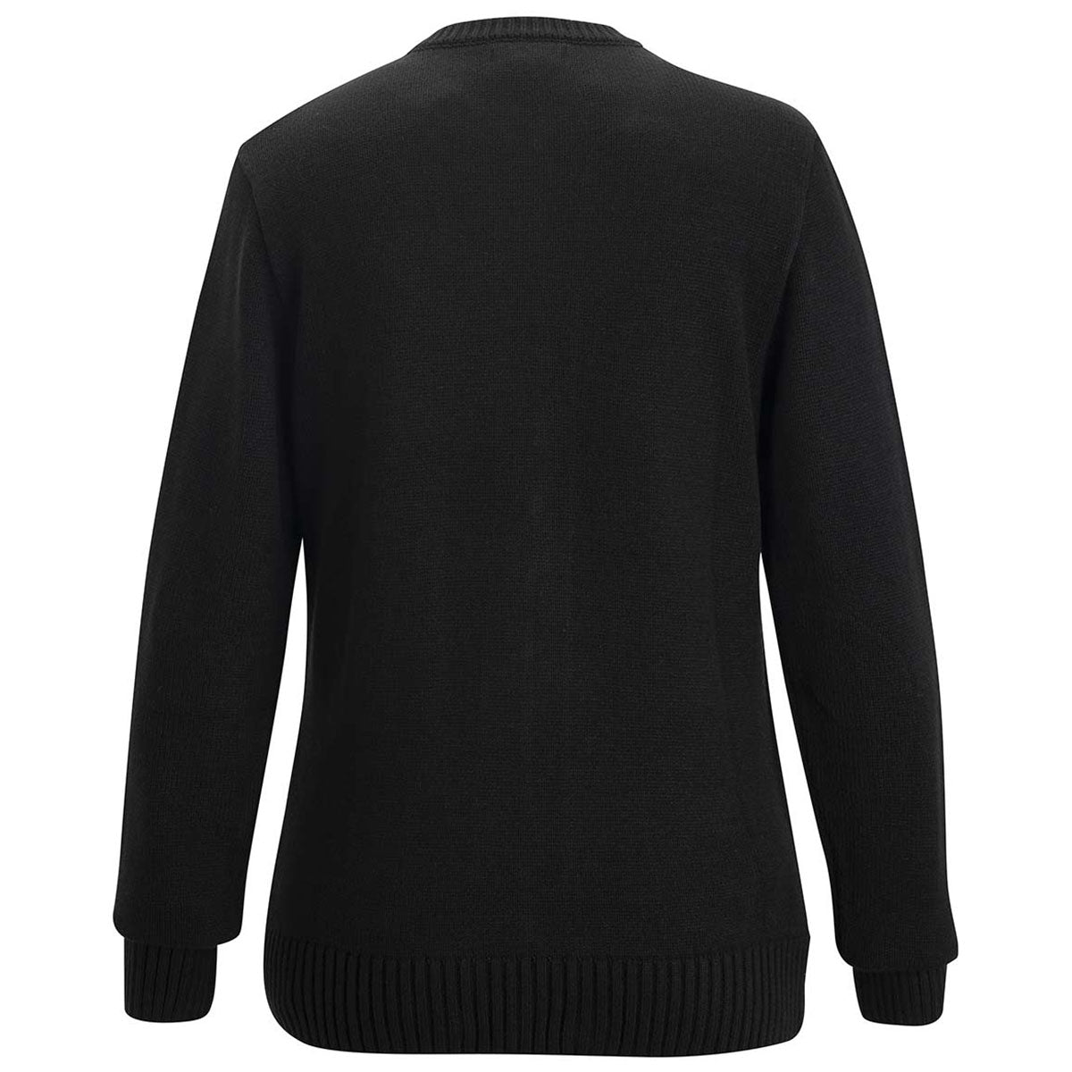 Edwards Men's Stylish Black Jersey Knit Acrylic Full Zip Cardigan