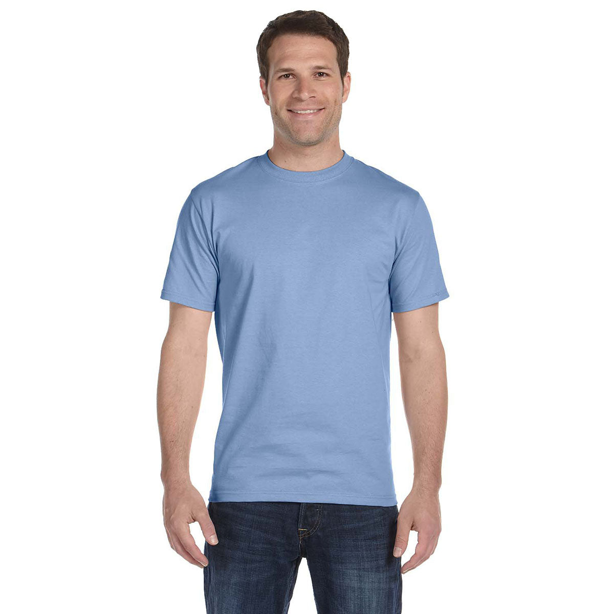 Hanes Men's Stunning Light Blue 6.1 oz. Beefy-T