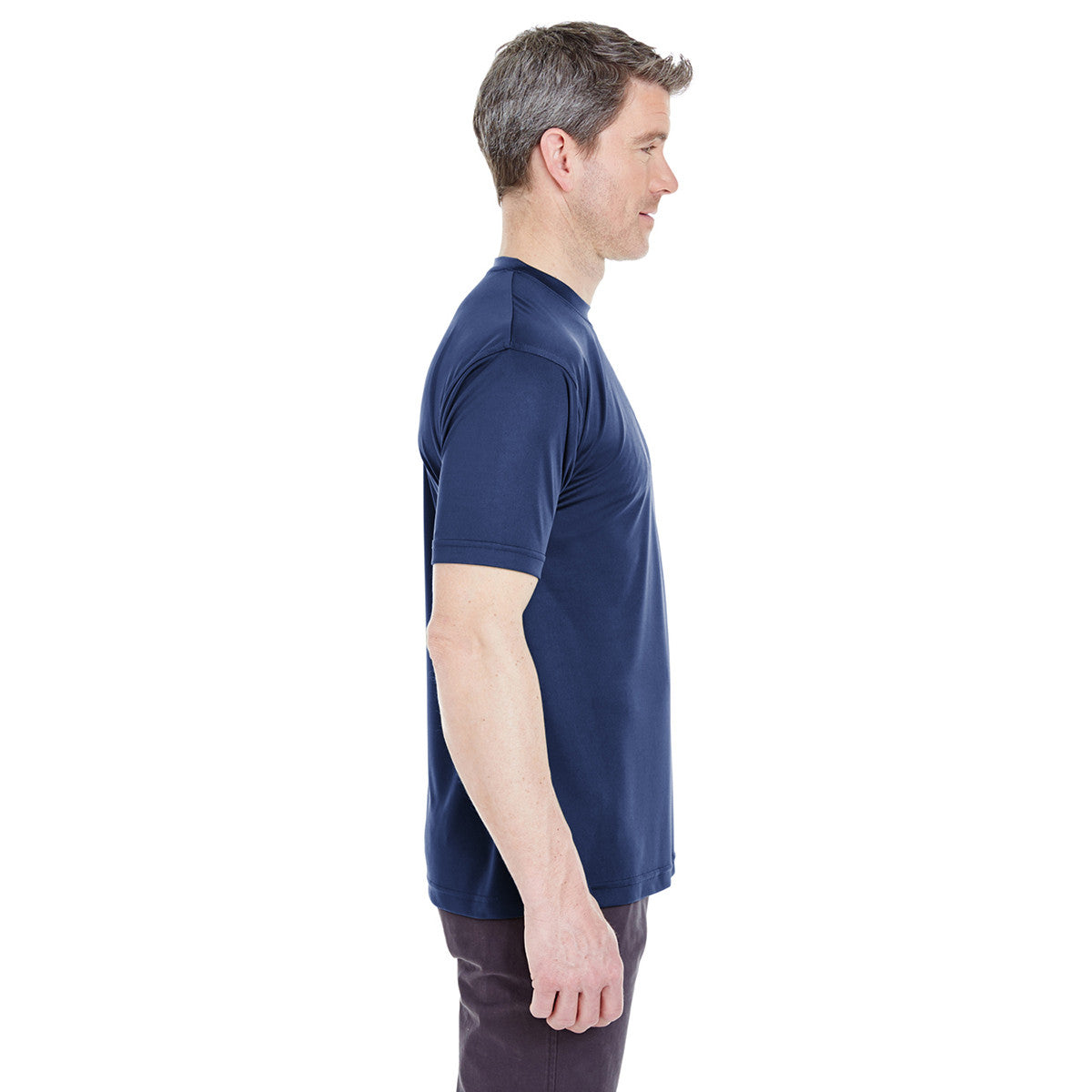 UltraClub Men's Navy Cool & Dry Sport Performance Interlock T-Shirt - The Ultimate Men's Activewear