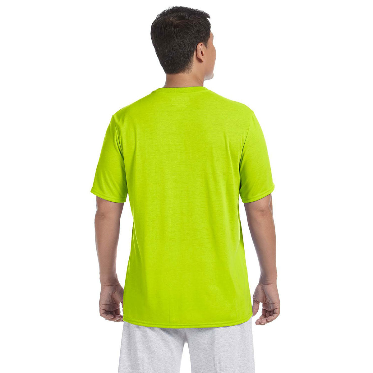 Gildan Men's Stunning Safety Green Performance T-Shirt