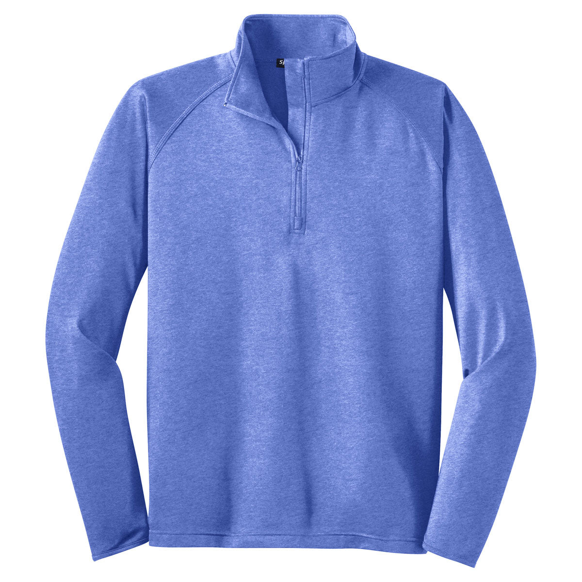 Sport-Tek Men's True Royal Heather Sport-Wick Stretch 1/4-Zip Pullover - Your Ultimate Activewear