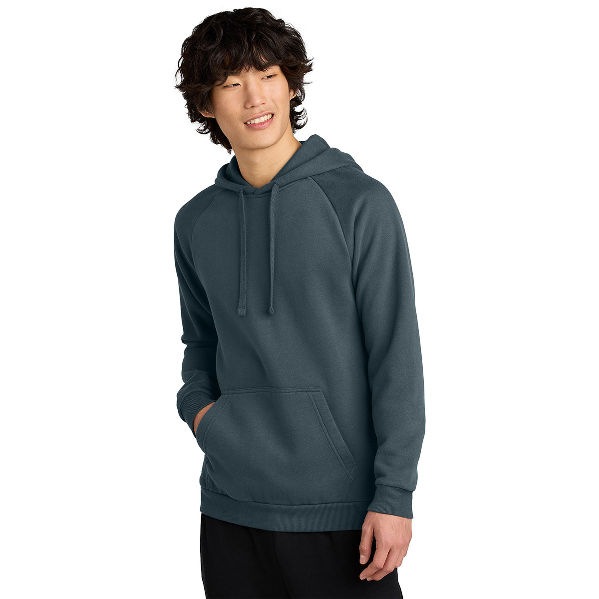 District Men's Stunning Deep Steel Blue Cloud Fleece Hoodie
