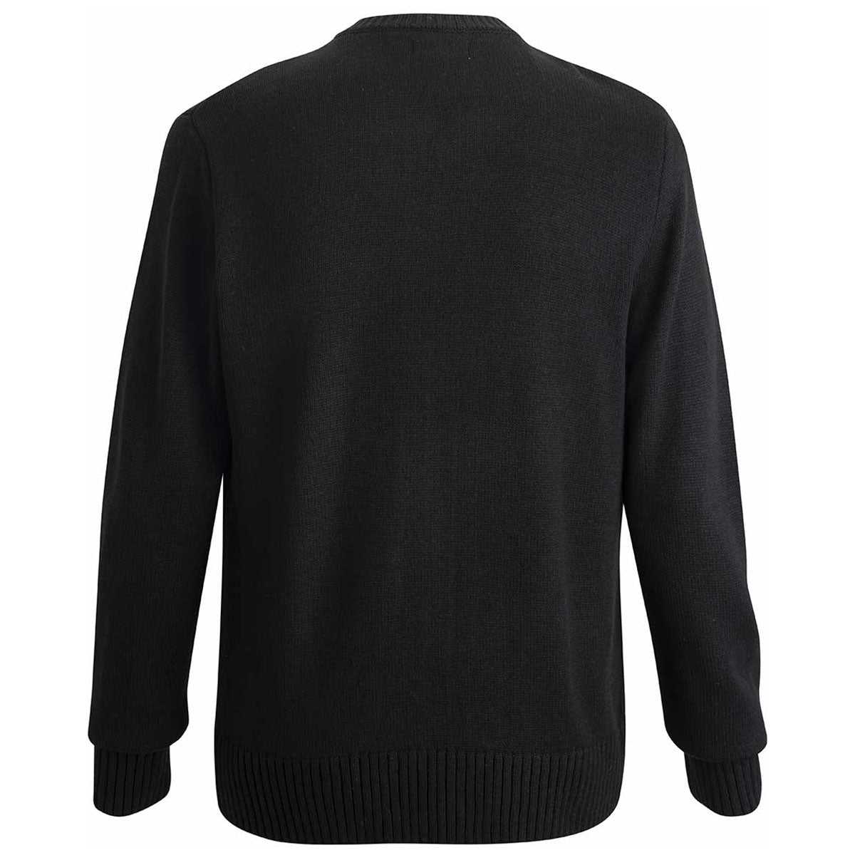 Edwards Men's Stylish Black Heavyweight Acrylic Full Zip Cardigan