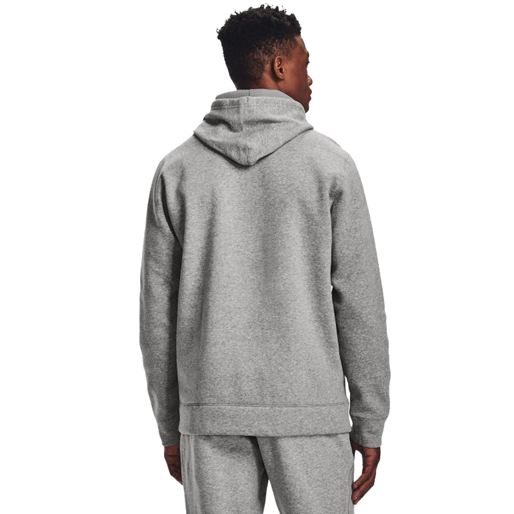 Under Armour Men's True Grey Hustle Fleece Hoodie - The Ultimate Comfort Gear