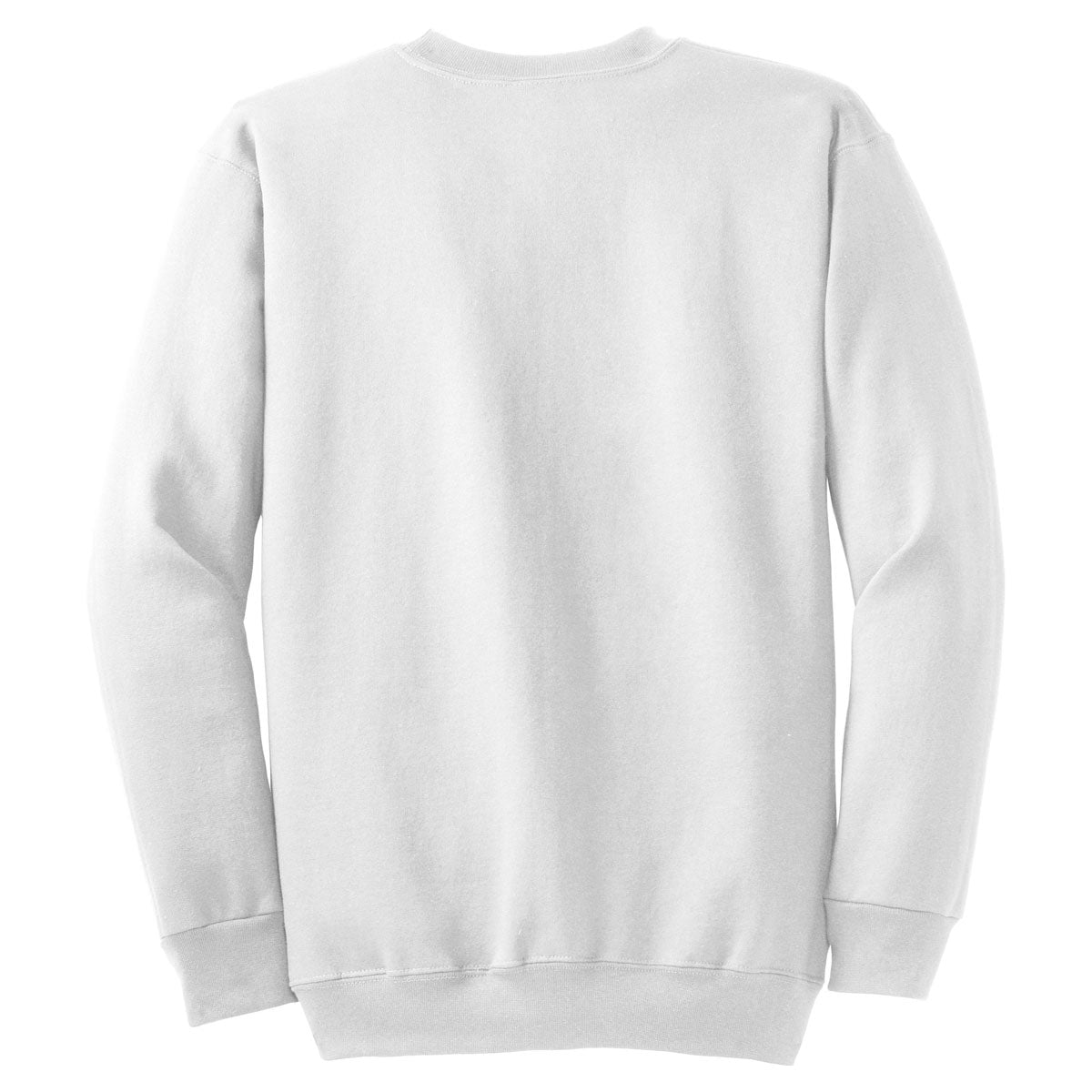 Port & Company Ultimate White Crewneck Sweatshirt - Your Stylish Comfort Essential