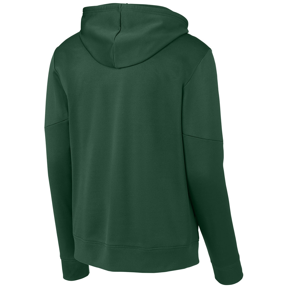 Sport-Tek Men's Stunning Forest Green/White Sport-Wick Fleece United Pullover Hoodie