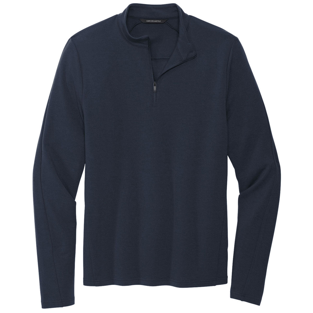 Mercer+Mettle Men's Night Navy Stretch 1/4 Zip Stylish Pullover