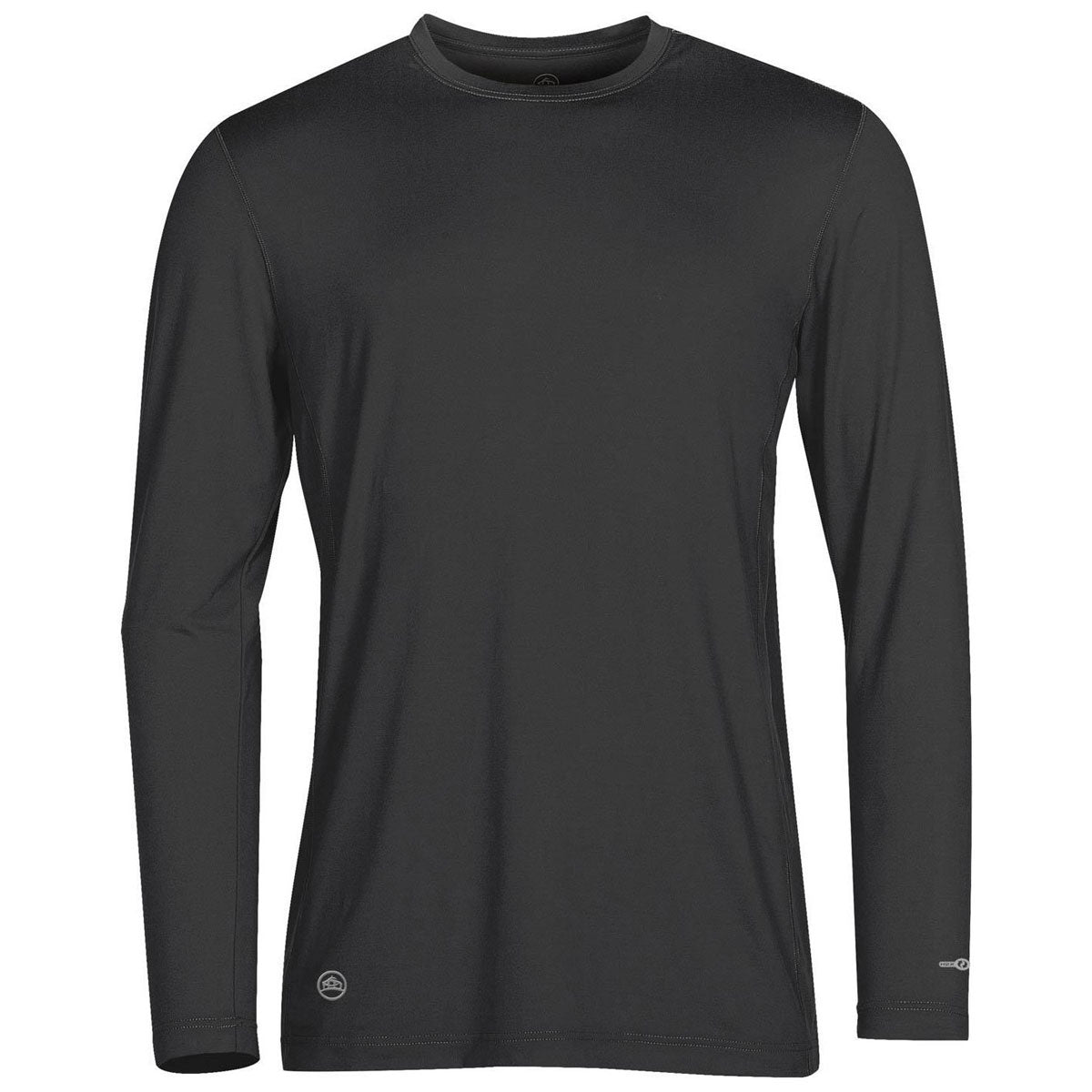 Stormtech Men's Carbon Melange Lotus H2X-Dry Long Sleeve Tee: High-Performance for Every Adventure