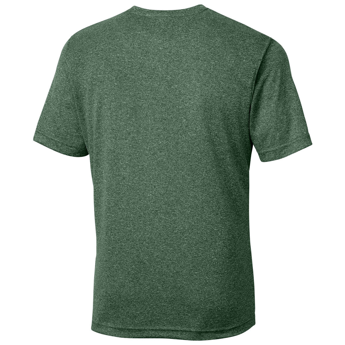 Clique Men's Stunning Bottle Green Heather Charge Active Short Sleeve Tee